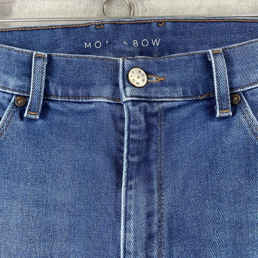 Mott & Bow Jeans Mens 35x29 Slim Fit Denim Stretch Blue Casual Modern Preppy